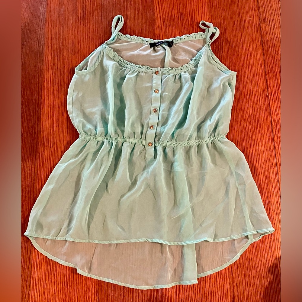 Teal over shirt from ark & co